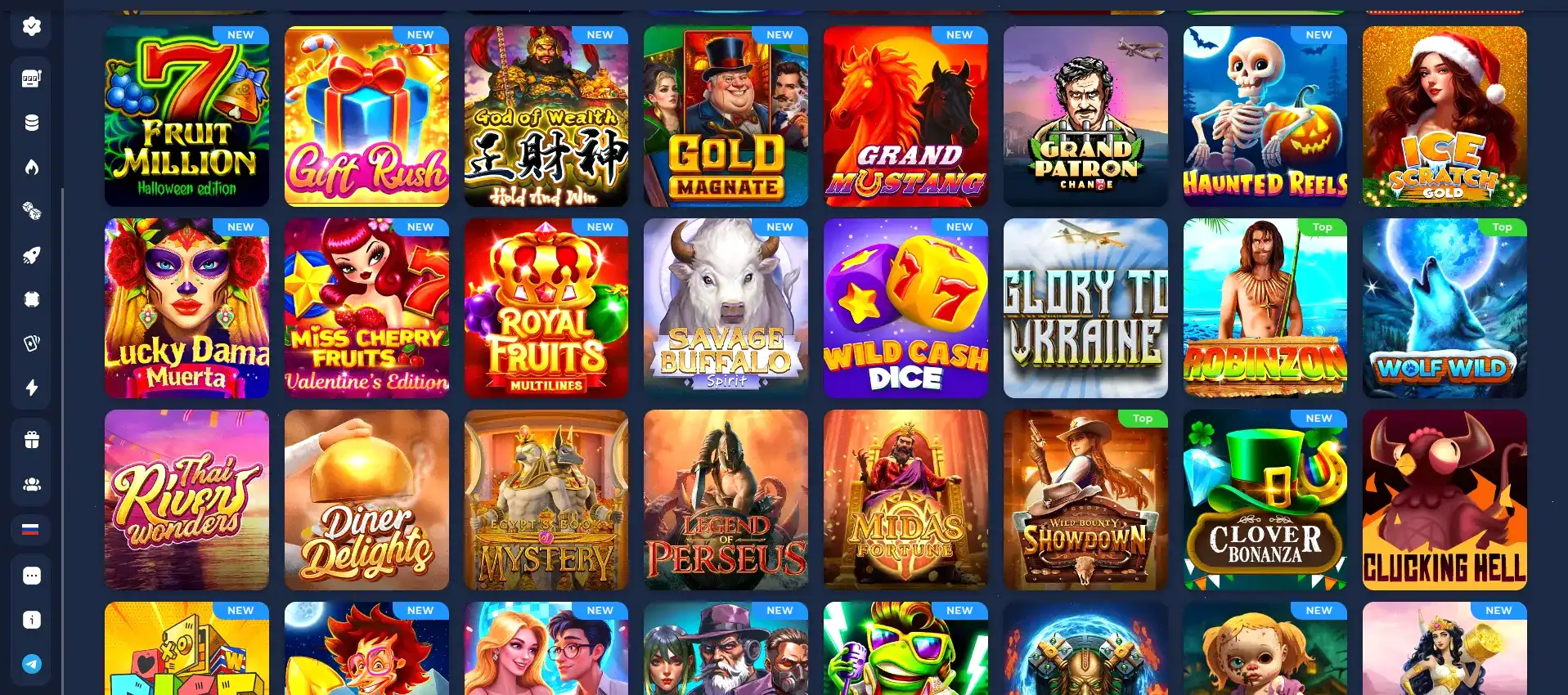 Мобильная версия Ttr casino